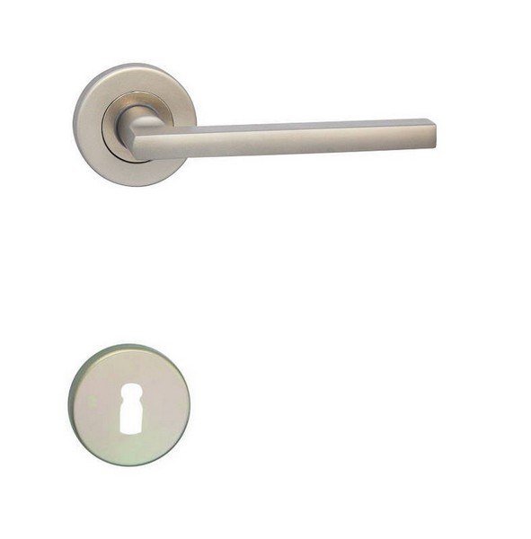Kování rozetové PLAZA-R klika/klika klíč nerezový elox F9 - Kliky, okenní a dveřní kování, panty Kování dveřní Kování dveřní mezip. chrom, nikl, nerez
